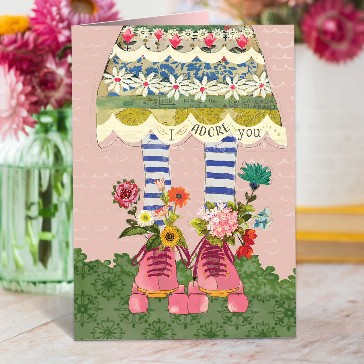 I adore you greeting card by Kelly Rae Roberts