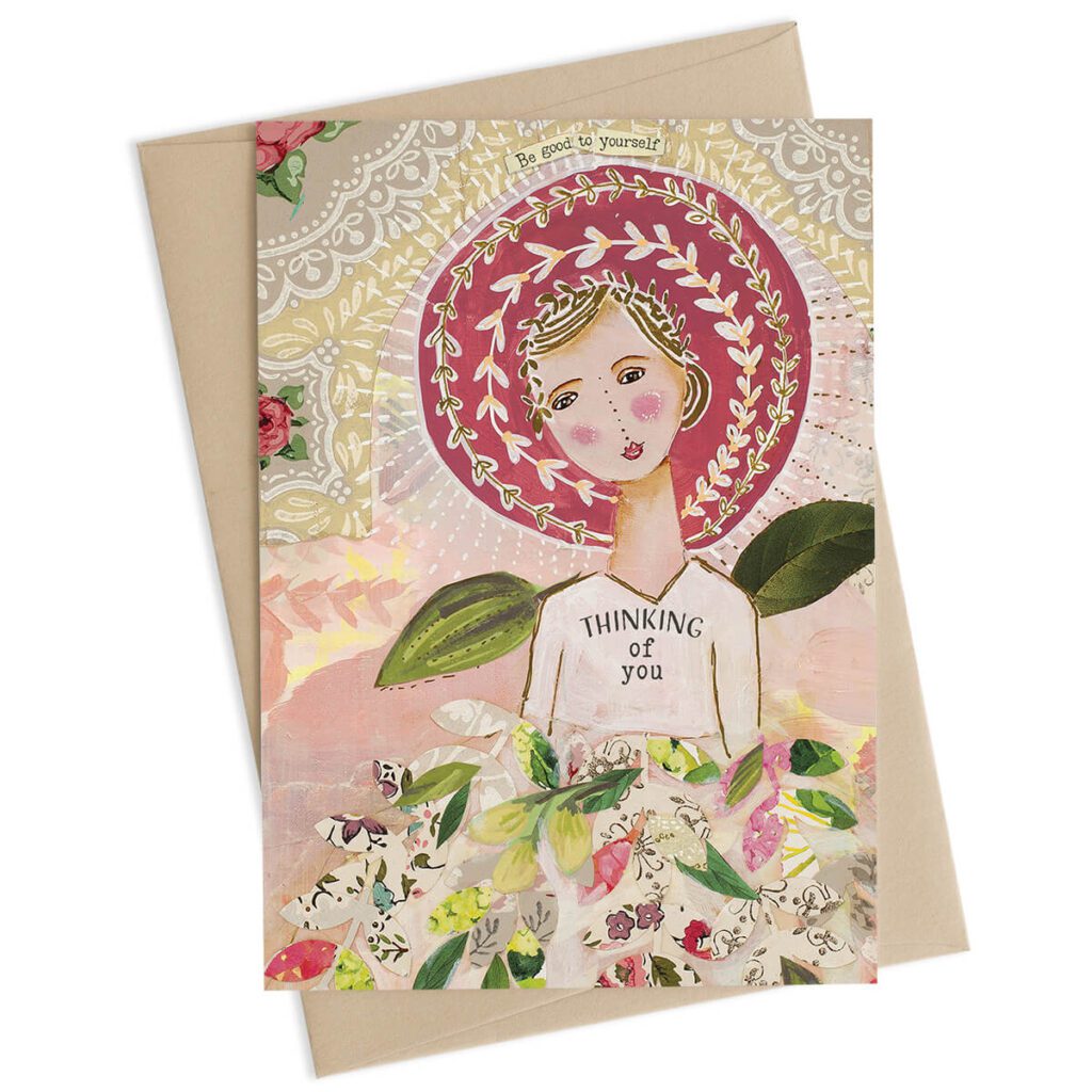 Kelly Rae Roberts Thinking of You greeting card