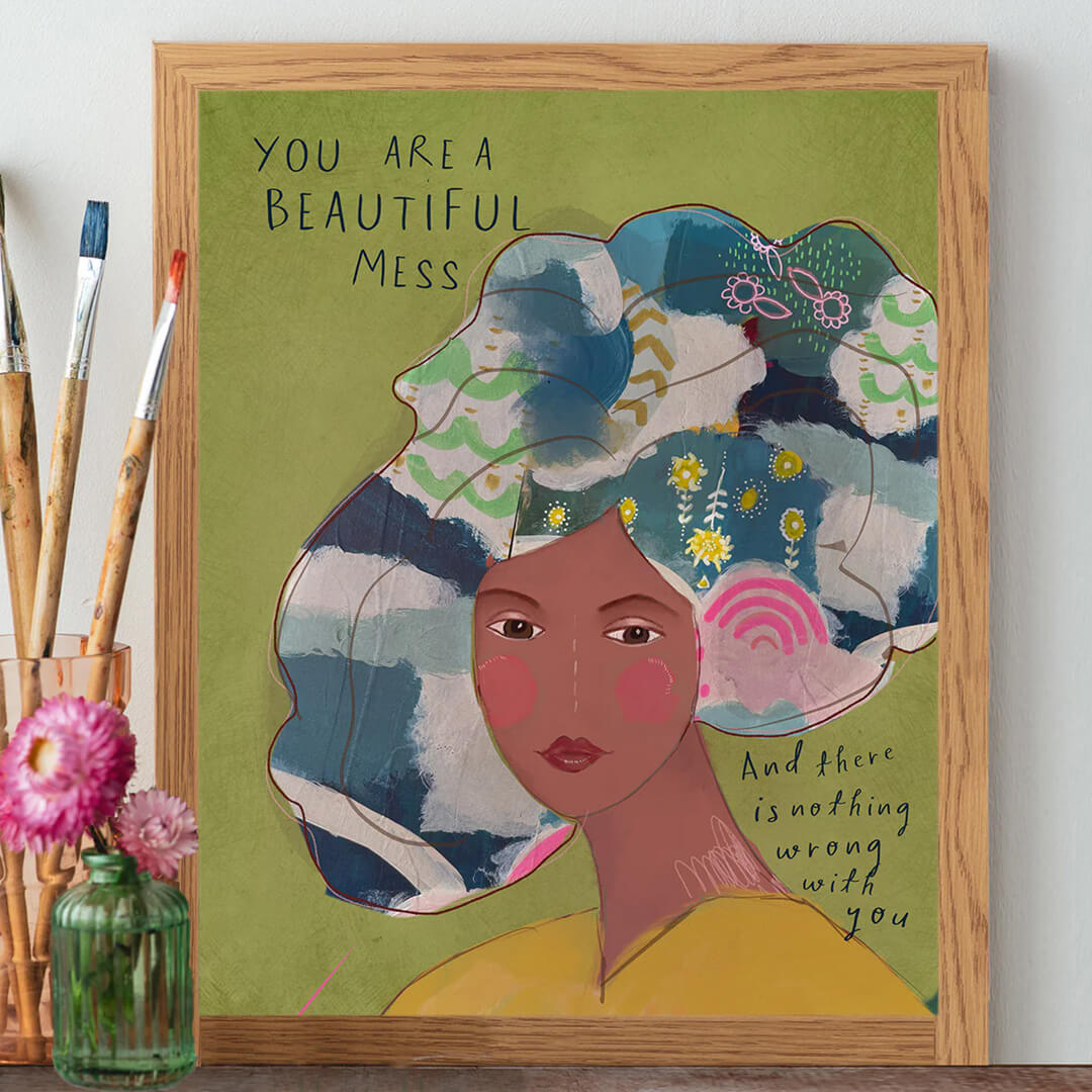 Introducing Beautiful Mess Art Print